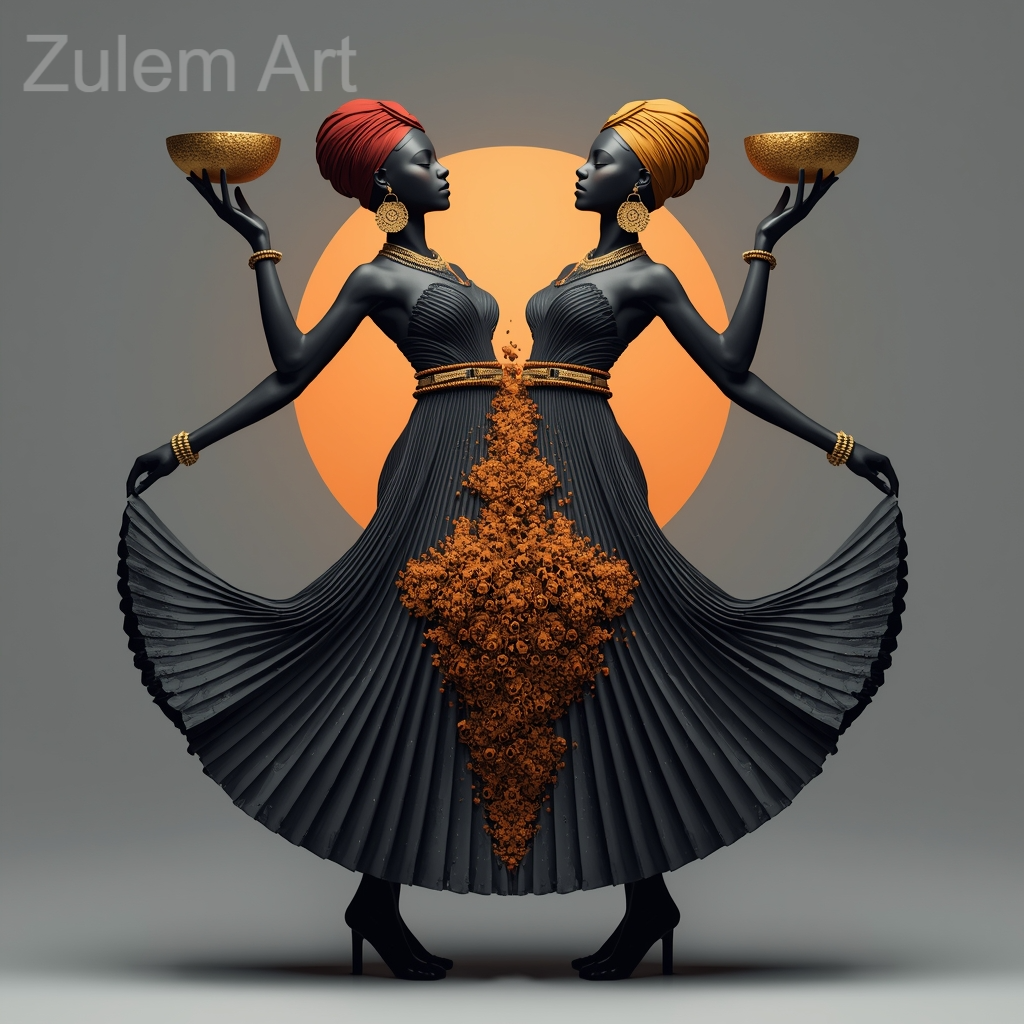 Memory of Clay Canvas Print